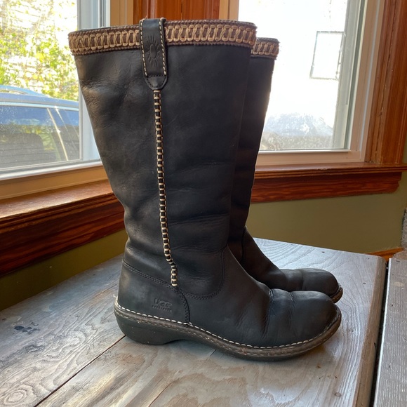 UGG Shoes - UGG Swell tall leather winter boots | size 8
